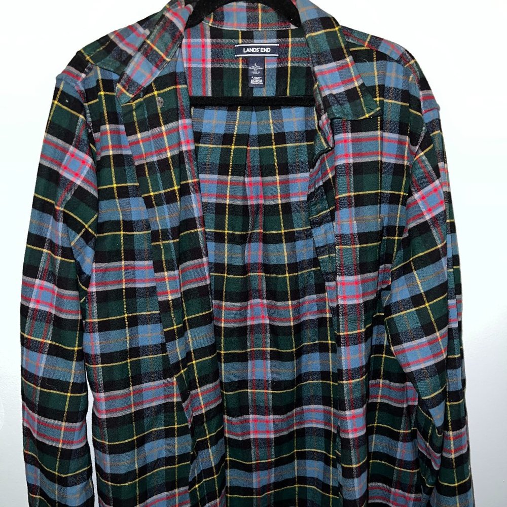 Vintage Men's Lands' End Flannel